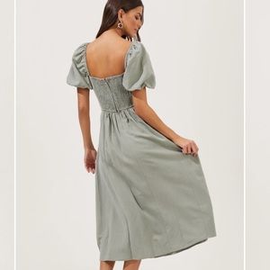 NWT ASTR The Label Short Bubble Sleeve Dress